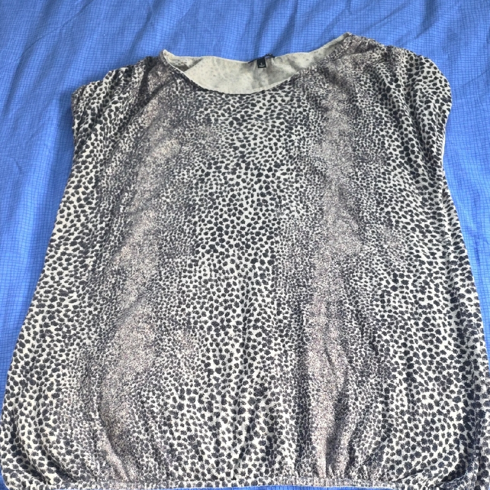 Elegant Animal Print Women's Blouse
